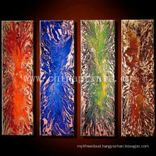 Abstract 4 panels Diy Canvas Painting for Decoration